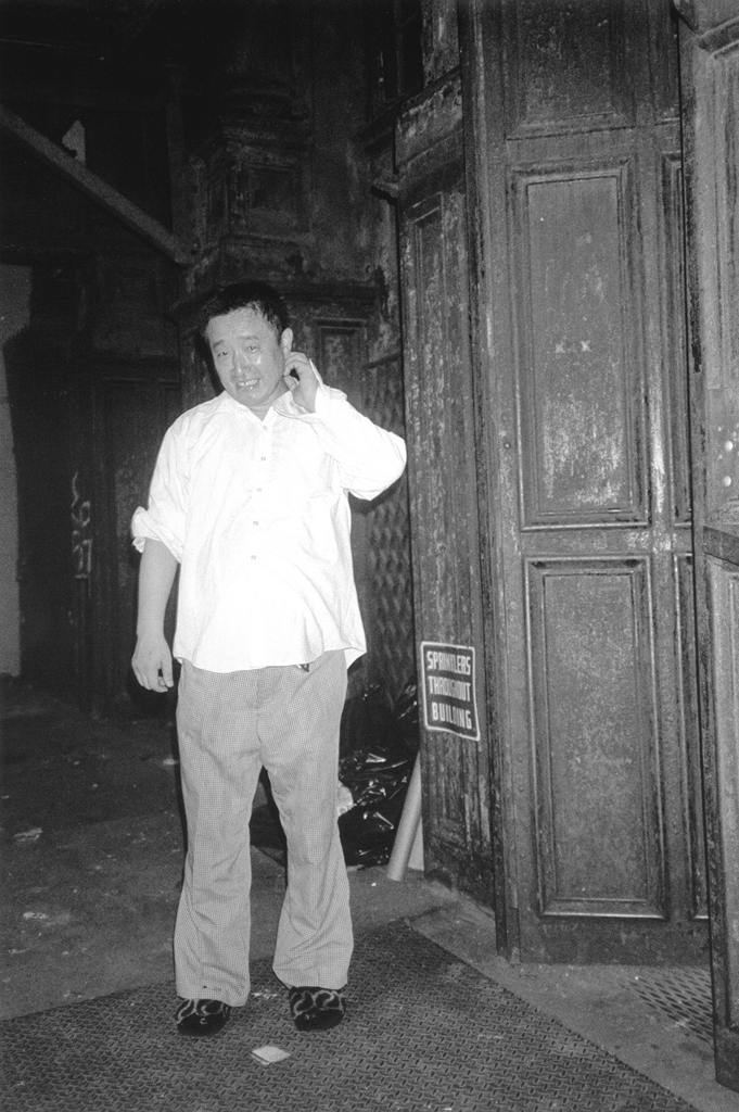 22-1983 PAIK NAM JUNE in front of his studio.jpg
